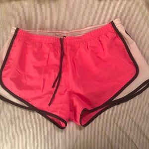Hot pink athletic shorts 💕